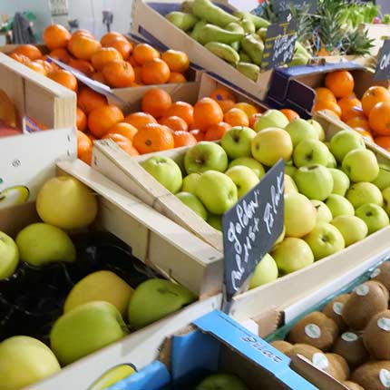 Magasin de fruits et légumes