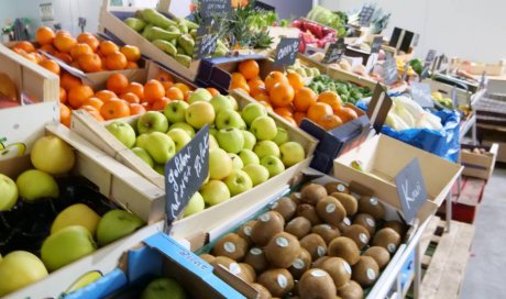 Cagettes de fruits et légumes à Saint-Étienne